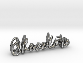 Chocolate Chocolate Necklace in Fine Detail Polished Silver
