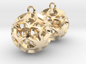 Orion-earrings in 14K Yellow Gold