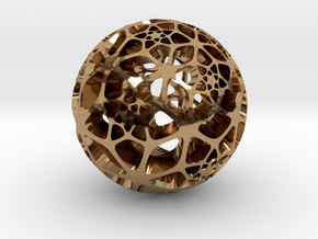 Flower of Life in Polished Brass
