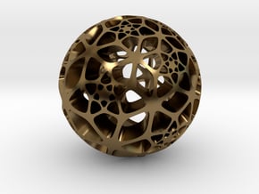 Flower of Life in Polished Bronze