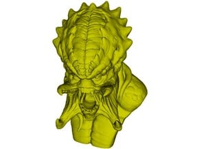 1/9 scale Predator Yautja Hish-Que-Ten bust in Tan Fine Detail Plastic