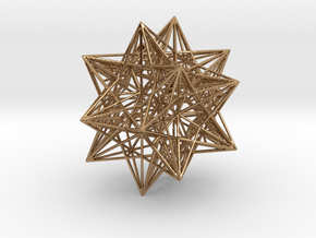 Icosahedron Stellation 3 in Polished Brass