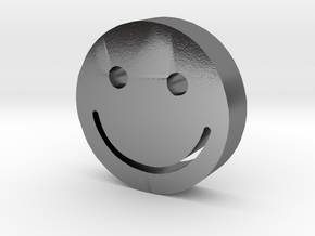 Smiley in Polished Silver
