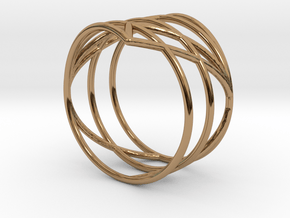 23 Ring 17,20mm in Polished Brass