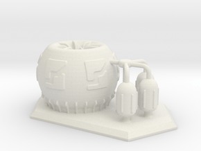 Large 6mm Scale Chemical Plant in White Natural Versatile Plastic
