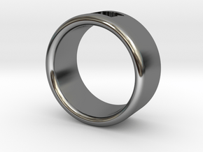 OREGON RING (17mm interior diameter) in Fine Detail Polished Silver