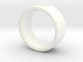 OREGON RING (17mm interior diameter) in White Processed Versatile Plastic