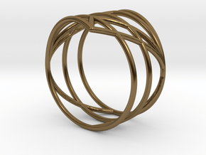 23 Ring 17,20mm in Polished Bronze