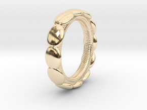 RopeRing Delta in 14k Gold Plated Brass