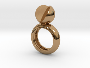 SIMPLY LOVE - size 6 in Polished Brass