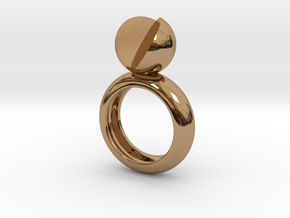 SIMPLY LOVE - size 8 in Polished Brass