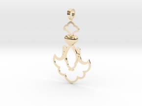 CODE: SL03FX - PENDANT in 14k Gold Plated Brass