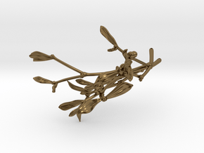 Mistletoe- 4" in Polished Bronze