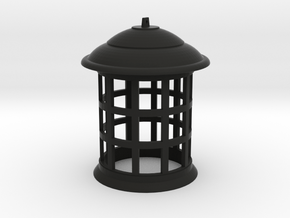 1/4 Scale TARDIS Top Lamp in Black Natural Versatile Plastic