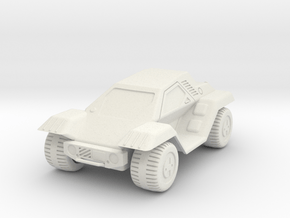 GV17 Utility Car (28mm) in White Natural Versatile Plastic