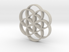 Flower of Life is the source of the universe in Natural Sandstone