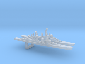 Early European Cold War Cruiser Set, 1/6000 in Smooth Fine Detail Plastic