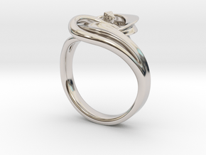 Intertwined Ring in Platinum