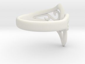 Kaya's Ring Variation in White Natural Versatile Plastic