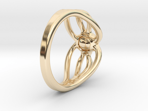 Octopus ring in 14K Yellow Gold