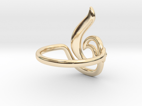 Seed Ring in 14K Yellow Gold