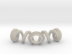 Spiral Bracelet in Natural Sandstone