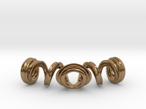 Spiral Bracelet in Natural Brass