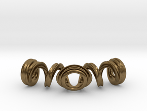 Spiral Bracelet in Natural Bronze