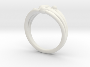 Marudai ring in White Natural Versatile Plastic