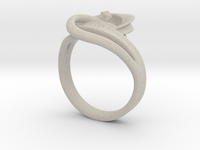 Intertwined Ring in Natural Sandstone