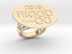 Rio 2016 Ring 17 - Italian Size 17 in 14K Yellow Gold