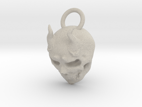 Horny Skull in Natural Sandstone