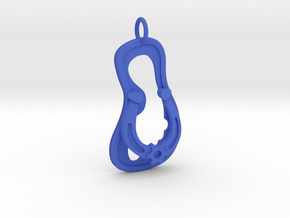 Lucky Flip Flop Pendant in Blue Processed Versatile Plastic