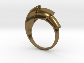 Nautical_Ring in Polished Bronze