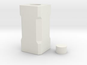 5x23mm Caseless in White Natural Versatile Plastic