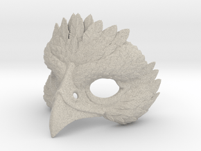 Bird Mask in Natural Sandstone