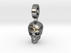 Crystal Skull in Fine Detail Polished Silver