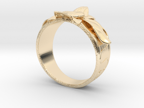 Flower Ring no.10 in 14K Yellow Gold