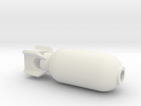 DRAW pendant - color plastic bomb in White Natural Versatile Plastic