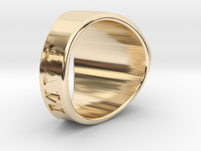 Superball Sirdan Ring Size 5 in 14K Yellow Gold