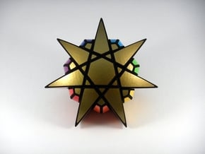 Star of The Seven Puzzle in White Natural Versatile Plastic