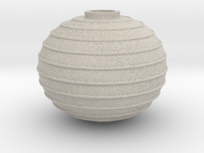 Ribbed Bed Finial in Natural Sandstone