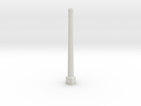 NUch03 Factory chimneys in White Natural Versatile Plastic
