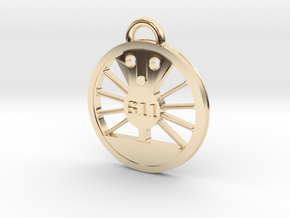 J Class Driver 611 in 14k Gold Plated Brass