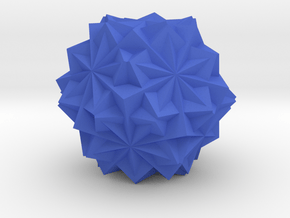 10 Cube Compound, Solid in Blue Processed Versatile Plastic