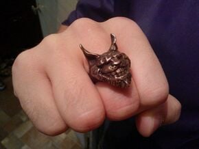 Alice: Madness Returns Cheshire Cat Ring in Natural Bronze