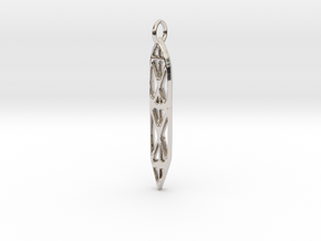 Abstract Sefirot in Rhodium Plated Brass