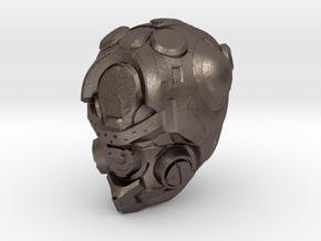 Halo 5 Pioneer 1/6 scale helmet in Polished Bronzed Silver Steel