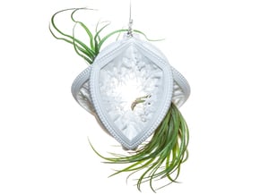 Radiolaria Papillae Planter in White Natural Versatile Plastic