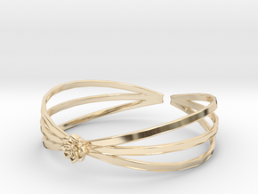 Lotus in 14k Gold Plated Brass